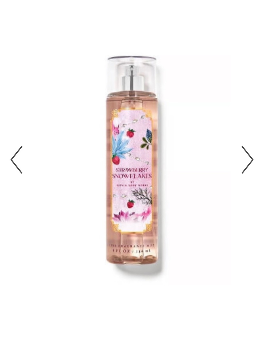 Bath & Body Works Strawberry Snowflakes Fragrance Mist NEW